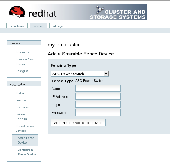 Fence Device Configuration